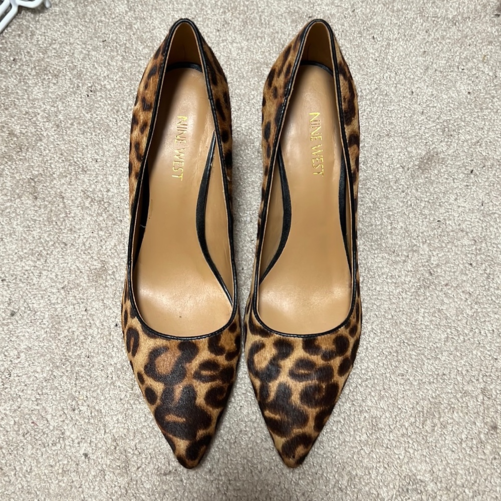 Nine West Leopard Print Pumps